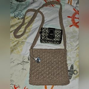 Vintage crossbody mini bag & wallet